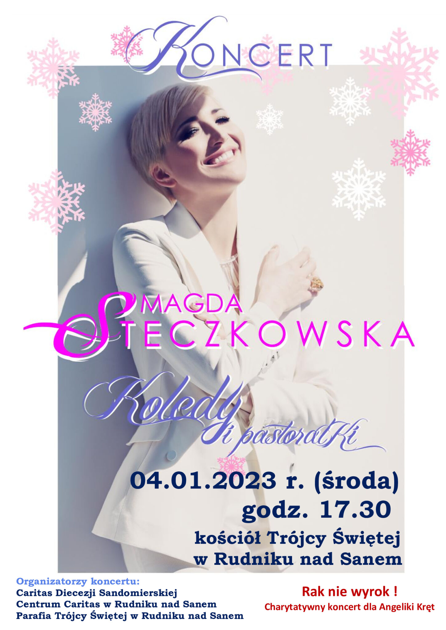 Zaproszenie na koncert świąteczny Magdy Steczkowskiej