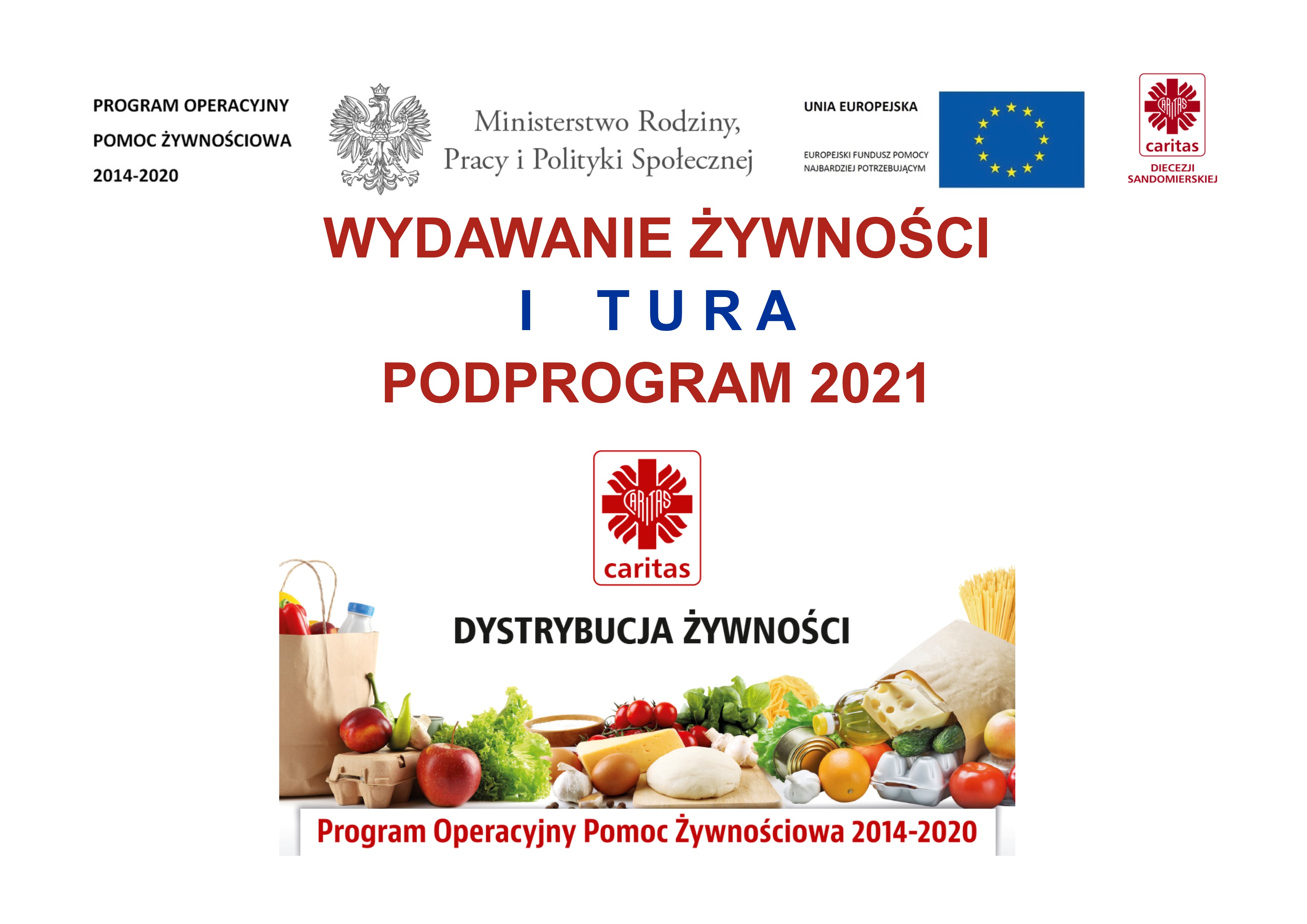 Podprogram 2021 - I tura wydawania żywności