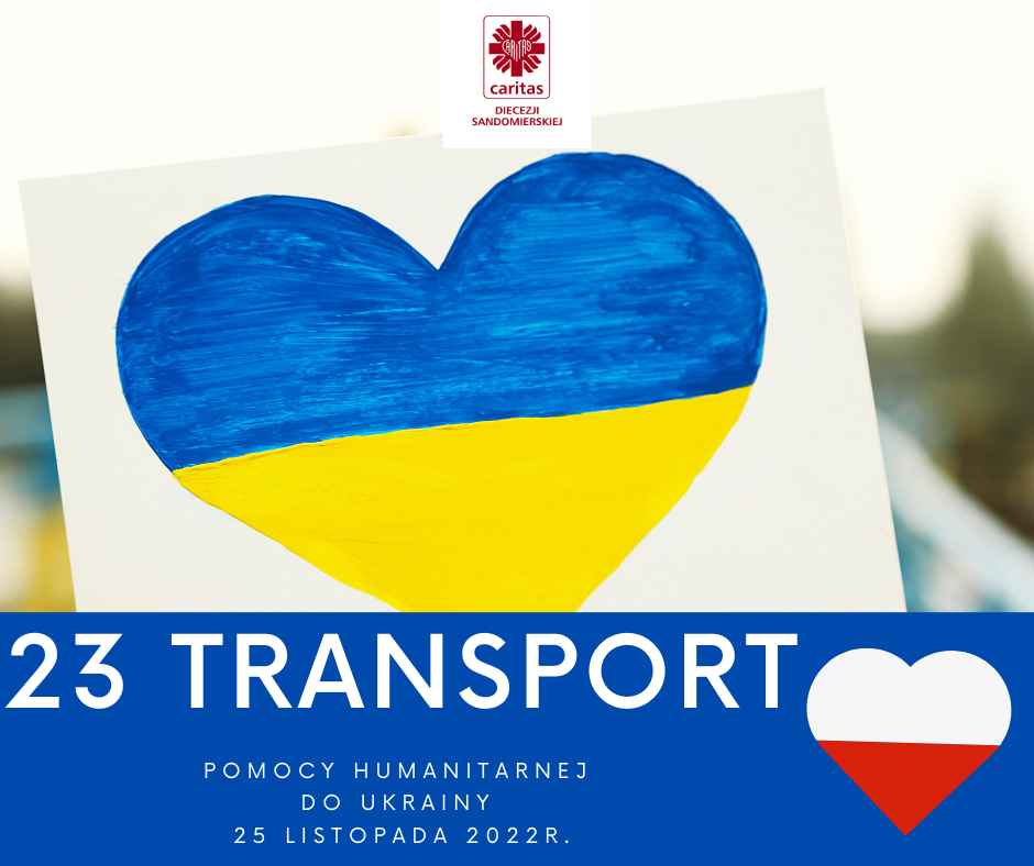 23 transport pomocy humanitarnej