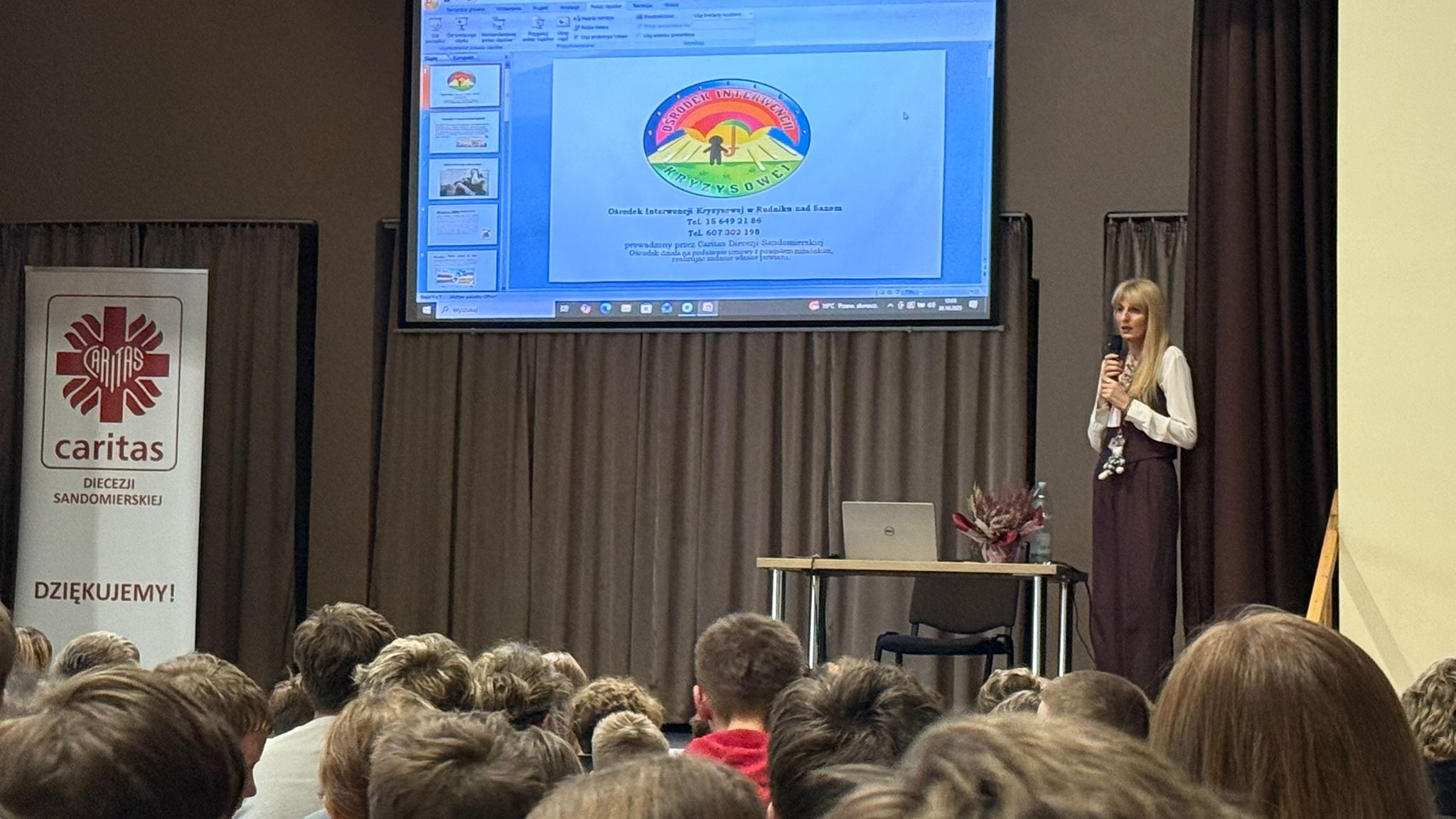 Spotkanie profilaktyczno-edukacyjne dla dzieci, młodzieży i dorosłych w Rudniku nad Sanem