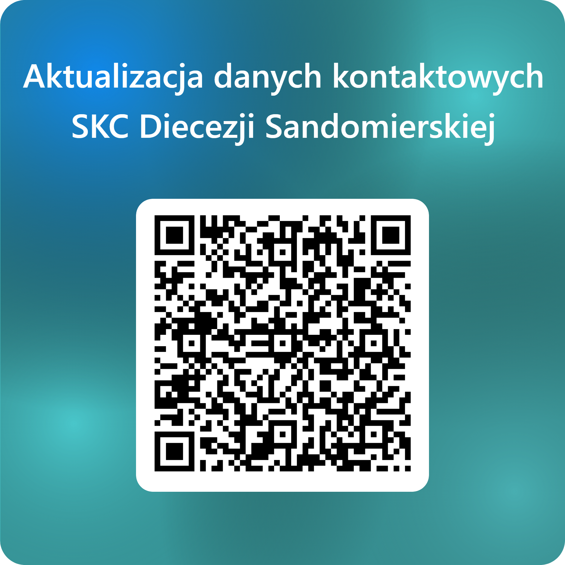 AKTUALIZACJA DANYCH KONTAKTOWYCH SZKOLNYCH KÓŁ CARITAS DIECEZJI SANDOMIERSKIEJ