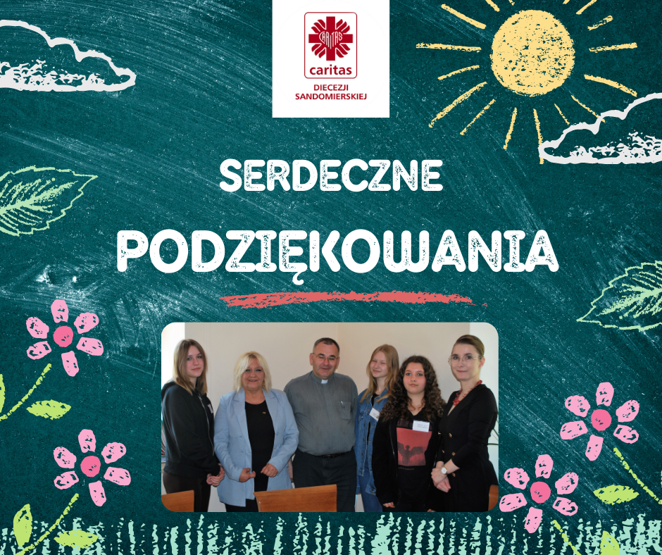 Serdecznie podziękowania dla Szkoły Podstawowej im. Stanisława Młodożeńca w Wilczycach