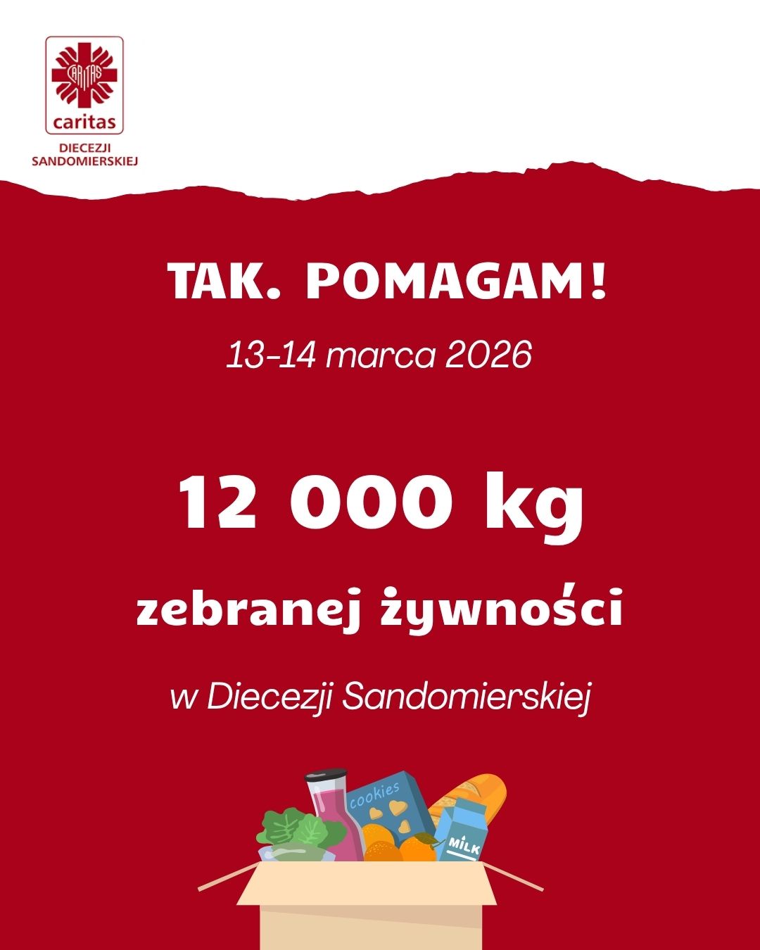 Podsumowanie XXVIII Zbiórki Żywności "Tak. Pomagam!"