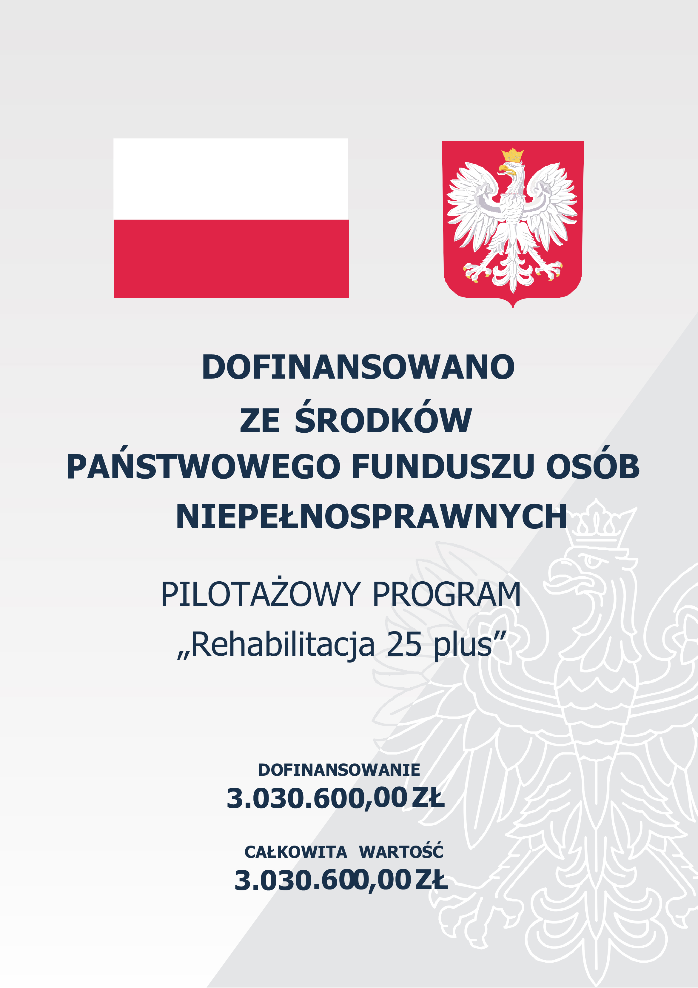 Program pilotażowy Rehabilitacja 25 +