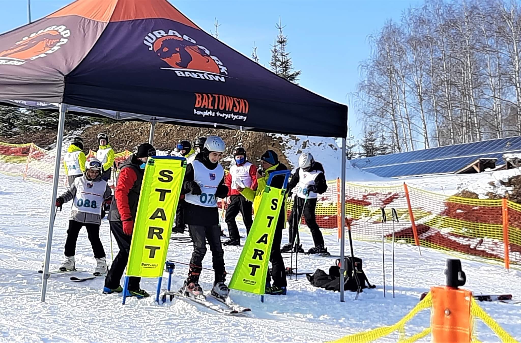 Zawody Olimpiad Specjalnych -  slalom gigant