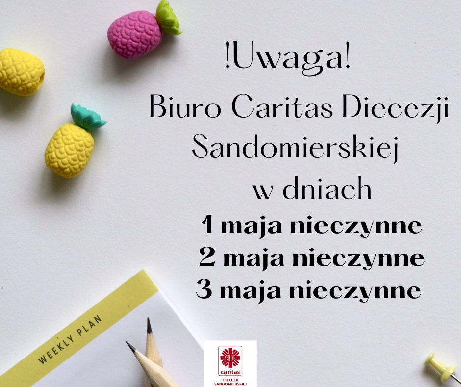 Informacja o pracy biura Caritas Diecezji Sandomierskiej