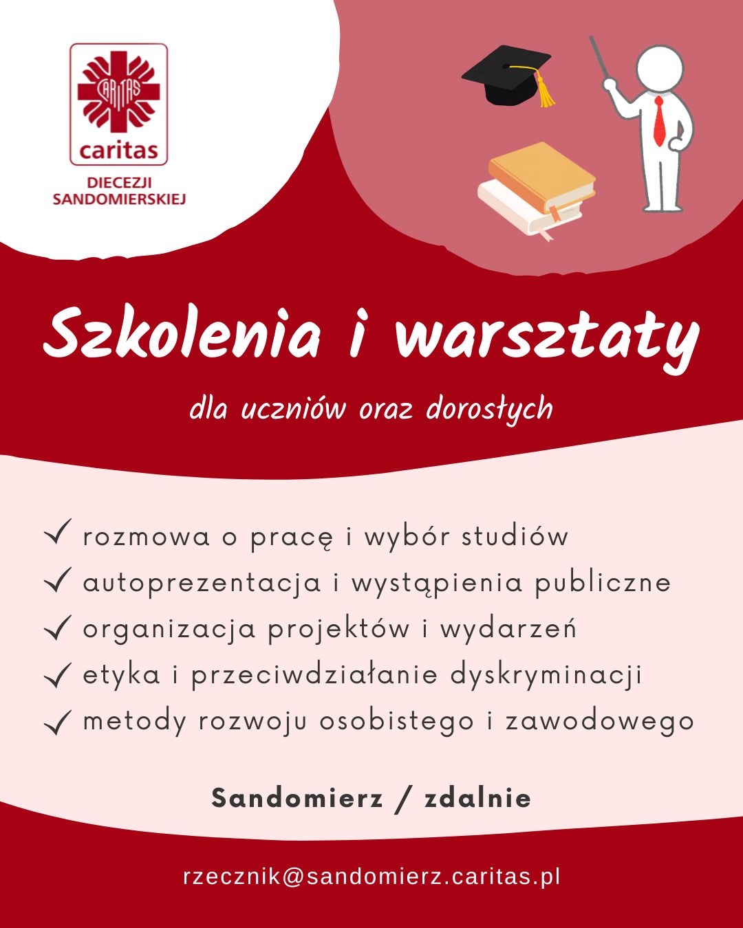 Szkolenia i warsztaty dla uczniów oraz dorosłych