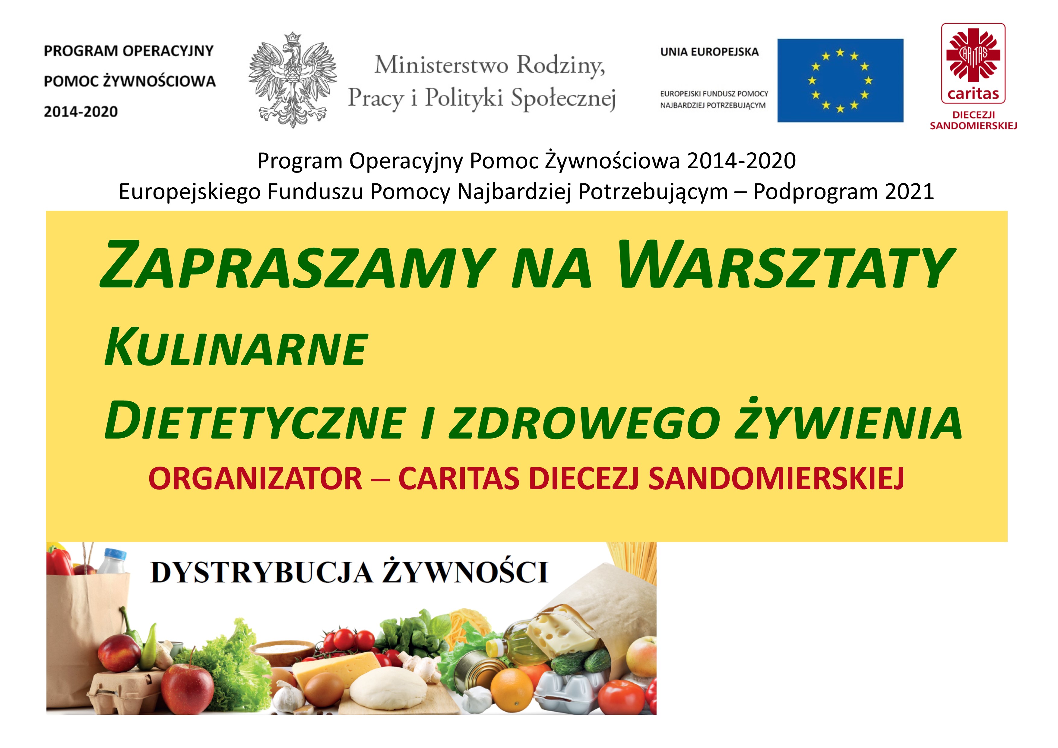 Warsztaty Kulinarne i Dietetyczne Caritas Diecezji Sandomierskiej w OPL-u - Parafii pw. Świętego Józefa w Sandomierzu