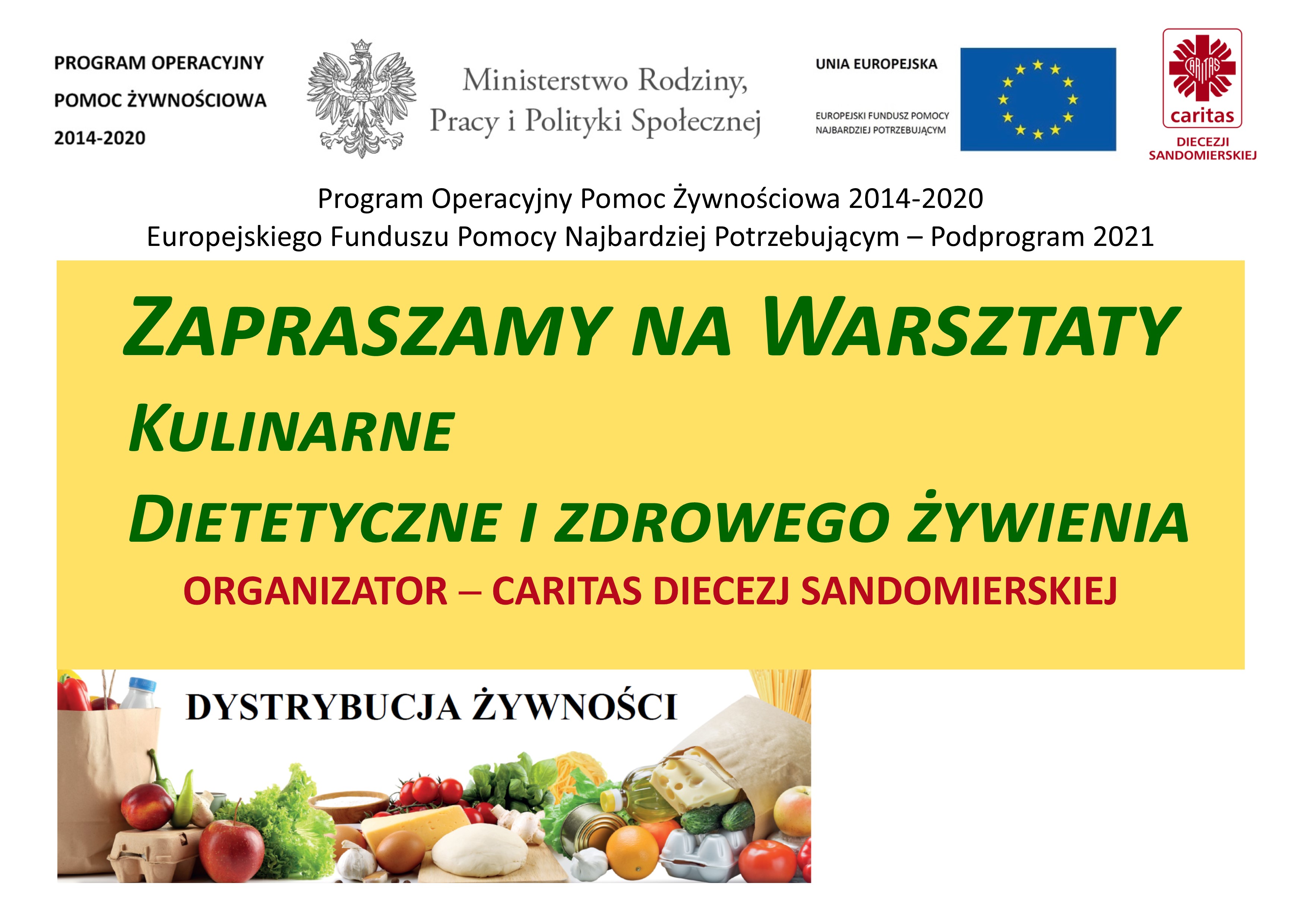 Warsztaty Kulinarne i Dietetyczne Caritas Diecezji Sandomierskiej w OPL-u - Parafii pw. Świętego Józefa w Sandomierzu