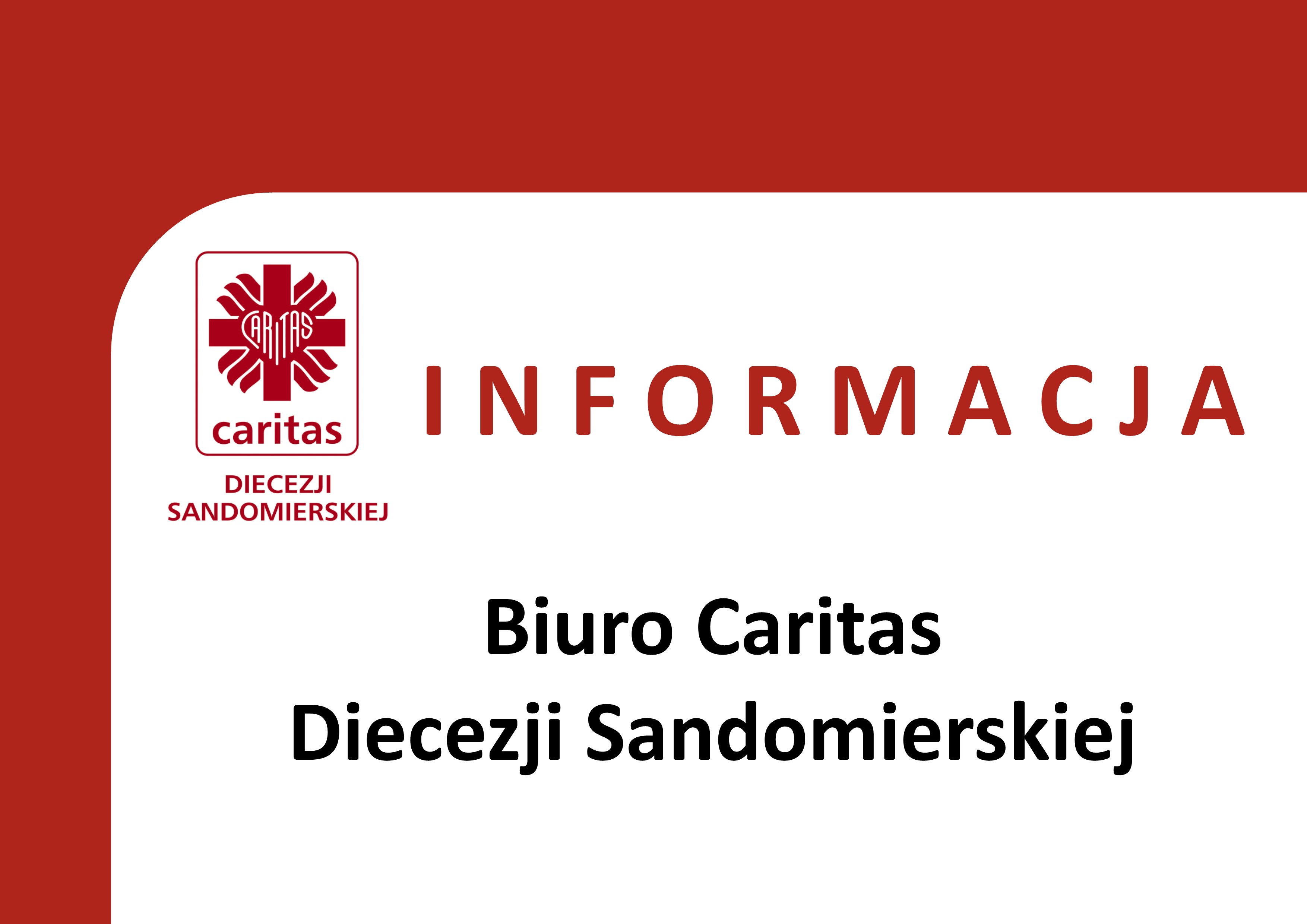 Informacja odnośnie pracy Biura